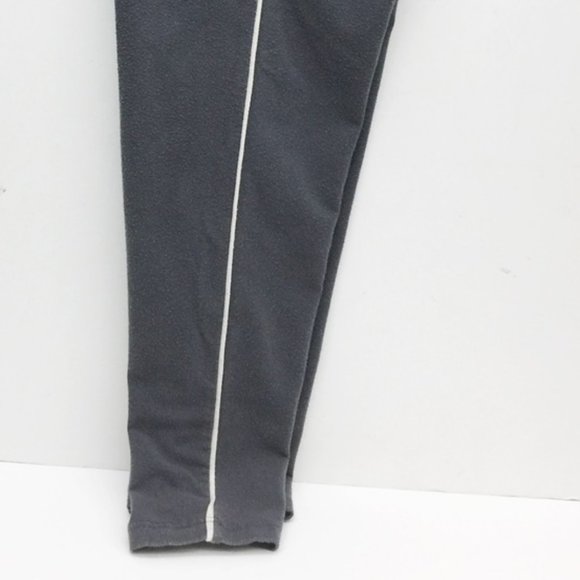 Marika Womans Capri Pants Gray White Leg Stripe Cool Max Cotton Stretch USA L - Picture 8 of 10